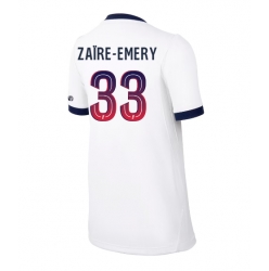 Paris Saint-Germain Warren Zaire-Emery #33 Auswärtstrikot Frauen 2026-27 Kurzarm