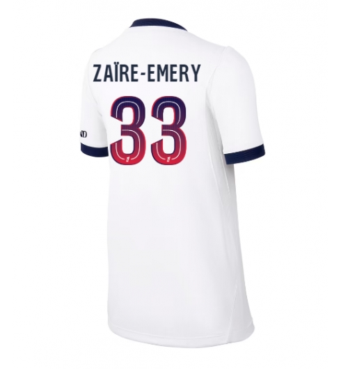 Paris Saint-Germain Warren Zaire-Emery #33 Auswärtstrikot Frauen 2026-27 Kurzarm Paris Saint-Germain Warren Zaire-Emery #33 Auswärtstrikot Frauen 2026-27 Kurzarm