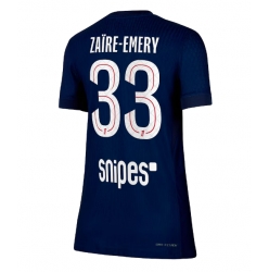 Paris Saint-Germain Warren Zaire-Emery #33 Heimtrikot Frauen 2025-26 Kurzarm