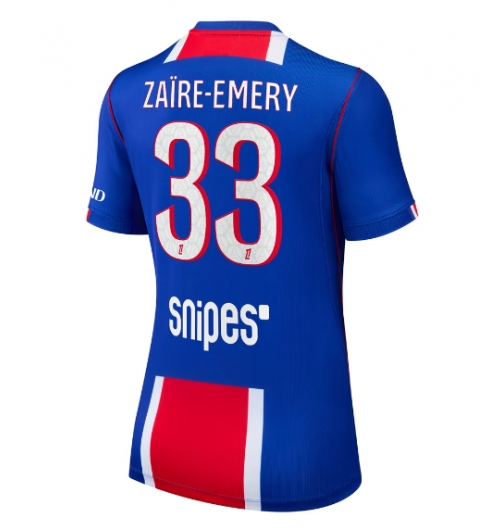 Paris Saint-Germain Warren Zaire-Emery #33 Heimtrikot Frauen 2026-27 Kurzarm Paris Saint-Germain Warren Zaire-Emery #33 Heimtrikot Frauen 2026-27 Kurzarm