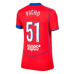 Paris Saint-Germain Willian Pacho #51 3rd trikot Frauen 2025-26 Kurzarm