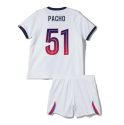 Paris Saint-Germain Willian Pacho #51 Auswärtstrikot Kinder 2026-27 Kurzarm (+ kurze hosen)