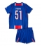 Paris Saint-Germain Willian Pacho #51 Heimtrikot Kinder 2026-27 Kurzarm (+ kurze hosen)