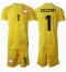Polen Wojciech Szczesny #1 Torwart Heimtrikot Kinder EM 2024 Kurzarm (+ kurze hosen)