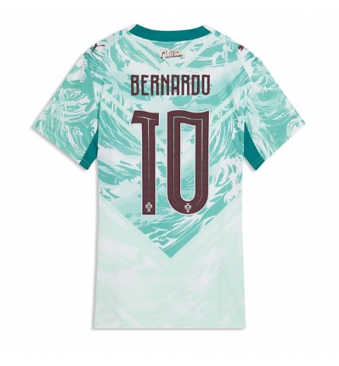 Portugal Bernardo Silva #10 Auswärtstrikot Frauen WM 2026 Kurzarm Portugal Bernardo Silva #10 Auswärtstrikot Frauen WM 2026 Kurzarm