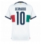 Portugal Bernardo Silva #10 Auswärtstrikot WM 2022 Kurzarm