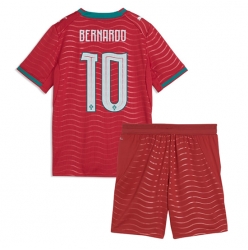 Portugal Bernardo Silva #10 Heimtrikot Kinder WM 2026 Kurzarm (+ kurze hosen)