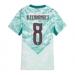 Portugal Bruno Fernandes #8 Auswärtstrikot Frauen WM 2026 Kurzarm