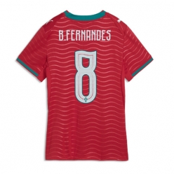 Portugal Bruno Fernandes #8 Heimtrikot Frauen WM 2026 Kurzarm