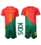 Portugal Bruno Fernandes #8 Heimtrikot Kinder WM 2022 Kurzarm (+ kurze hosen)