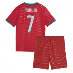 Portugal Cristiano Ronaldo #7 Heimtrikot Kinder WM 2026 Kurzarm (+ kurze hosen)