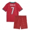 Portugal Cristiano Ronaldo #7 Heimtrikot Kinder WM 2026 Kurzarm (+ kurze hosen)