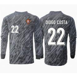 Portugal Diogo Costa #22 Torwart Auswärtstrikot EM 2024 Langarm