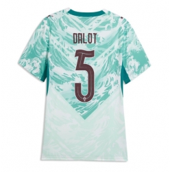 Portugal Diogo Dalot #5 Auswärtstrikot Frauen WM 2026 Kurzarm
