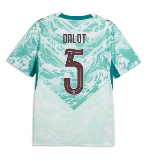 Portugal Diogo Dalot #5 Auswärtstrikot WM 2026 Kurzarm Portugal Diogo Dalot #5 Auswärtstrikot WM 2026 Kurzarm
