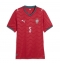 Portugal Diogo Dalot #5 Heimtrikot Frauen WM 2026 Kurzarm Portugal Diogo Dalot #5 Heimtrikot Frauen WM 2026 Kurzarm