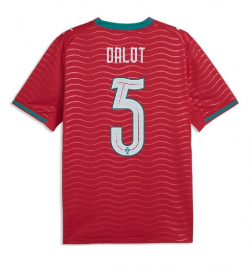 Portugal Diogo Dalot #5 Heimtrikot WM 2026 Kurzarm Portugal Diogo Dalot #5 Heimtrikot WM 2026 Kurzarm