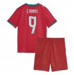 Portugal Goncalo Ramos #9 Heimtrikot Kinder WM 2026 Kurzarm (+ kurze hosen)