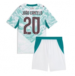 Portugal Joao Cancelo #20 Auswärtstrikot Kinder WM 2026 Kurzarm (+ kurze hosen)