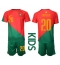 Portugal Joao Cancelo #20 Heimtrikot Kinder WM 2022 Kurzarm (+ kurze hosen)