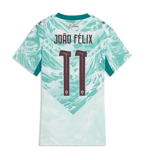 Portugal Joao Felix #11 Auswärtstrikot Frauen WM 2026 Kurzarm Portugal Joao Felix #11 Auswärtstrikot Frauen WM 2026 Kurzarm