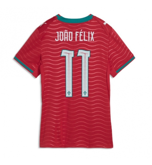 Portugal Joao Felix #11 Heimtrikot Frauen WM 2026 Kurzarm Portugal Joao Felix #11 Heimtrikot Frauen WM 2026 Kurzarm