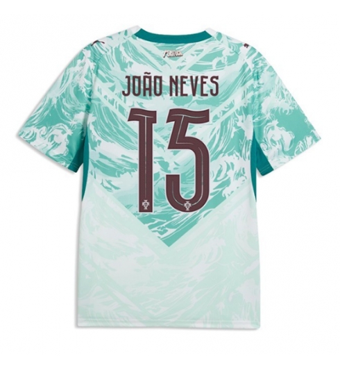 Portugal Joao Neves #15 Auswärtstrikot WM 2026 Kurzarm Portugal Joao Neves #15 Auswärtstrikot WM 2026 Kurzarm