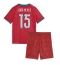 Portugal Joao Neves #15 Heimtrikot Kinder WM 2026 Kurzarm (+ kurze hosen)