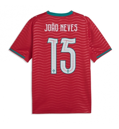 Portugal Joao Neves #15 Heimtrikot WM 2026 Kurzarm Portugal Joao Neves #15 Heimtrikot WM 2026 Kurzarm