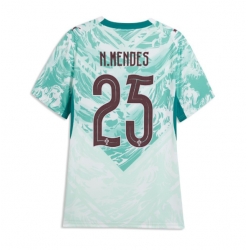 Portugal Nuno Mendes #25 Auswärtstrikot Frauen WM 2026 Kurzarm