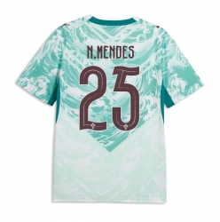 Portugal Nuno Mendes #25 Auswärtstrikot WM 2026 Kurzarm
