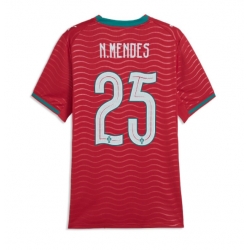 Portugal Nuno Mendes #25 Heimtrikot Frauen WM 2026 Kurzarm