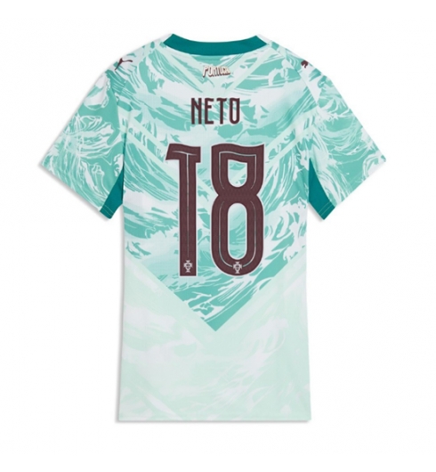Portugal Pedro Neto #18 Auswärtstrikot Frauen WM 2026 Kurzarm Portugal Pedro Neto #18 Auswärtstrikot Frauen WM 2026 Kurzarm