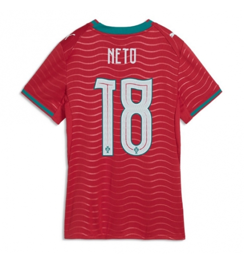 Portugal Pedro Neto #18 Heimtrikot Frauen WM 2026 Kurzarm Portugal Pedro Neto #18 Heimtrikot Frauen WM 2026 Kurzarm