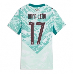 Portugal Rafael Leao #17 Auswärtstrikot Frauen WM 2026 Kurzarm