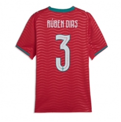 Portugal Ruben Dias #3 Heimtrikot Frauen WM 2026 Kurzarm