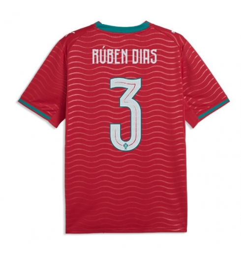 Portugal Ruben Dias #3 Heimtrikot WM 2026 Kurzarm Portugal Ruben Dias #3 Heimtrikot WM 2026 Kurzarm