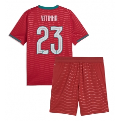 Portugal Vitinha #23 Heimtrikot Kinder WM 2026 Kurzarm (+ kurze hosen)