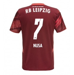 RB Leipzig Antonio Nusa #7 Auswärtstrikot 2024-25 Kurzarm