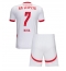 RB Leipzig Antonio Nusa #7 Heimtrikot Kinder 2024-25 Kurzarm (+ kurze hosen)