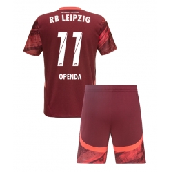 RB Leipzig Lois Openda #11 Auswärtstrikot Kinder 2024-25 Kurzarm (+ kurze hosen)