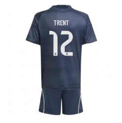 Real Madrid Alexander-Arnold #12 Auswärtstrikot Kinder 2025-26 Kurzarm (+ kurze hosen)