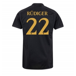Real Madrid Antonio Rudiger #22 3rd trikot 2023-24 Kurzarm