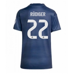 Real Madrid Antonio Rudiger #22 Auswärtstrikot Frauen 2025-26 Kurzarm