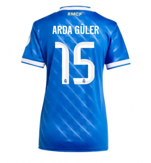 Real Madrid Arda Guler #15 3rd trikot Frauen 2025-26 Kurzarm Real Madrid Arda Guler #15 3rd trikot Frauen 2025-26 Kurzarm