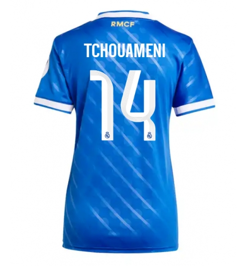 Real Madrid Aurelien Tchouameni #14 3rd trikot Frauen 2025-26 Kurzarm Real Madrid Aurelien Tchouameni #14 3rd trikot Frauen 2025-26 Kurzarm