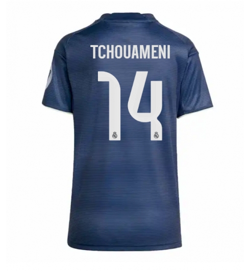 Real Madrid Aurelien Tchouameni #14 Auswärtstrikot Frauen 2025-26 Kurzarm Real Madrid Aurelien Tchouameni #14 Auswärtstrikot Frauen 2025-26 Kurzarm