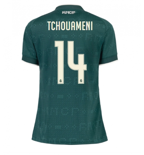 Real Madrid Aurelien Tchouameni #14 Auswärtstrikot Frauen 2026-27 Kurzarm Real Madrid Aurelien Tchouameni #14 Auswärtstrikot Frauen 2026-27 Kurzarm