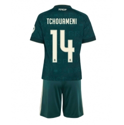 Real Madrid Aurelien Tchouameni #14 Auswärtstrikot Kinder 2026-27 Kurzarm (+ kurze hosen)