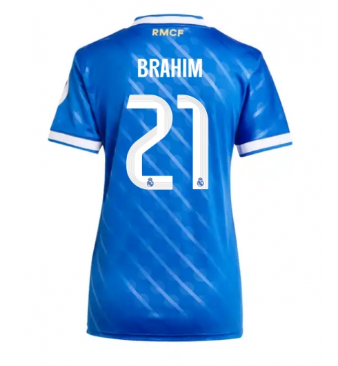 Real Madrid Brahim Diaz #21 3rd trikot Frauen 2025-26 Kurzarm Real Madrid Brahim Diaz #21 3rd trikot Frauen 2025-26 Kurzarm